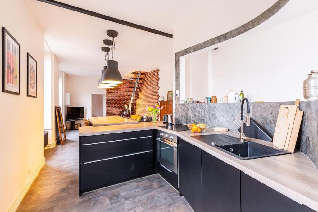Maison, Appartement Type Triplex Atypique De Charme Saint-Brieuc Luaran gambar